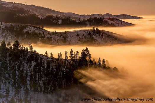 Pollution trapped during winter inversions can make air dangerous for sensitive groups, including children and older people. (Charles Knowles/Flickr)