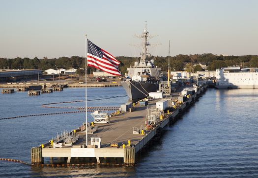 Coastal US military bases are increasingly vulnerable to flooding from climate change-induced extreme weather. (Adobe Stock) 