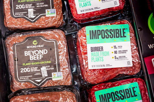 The Impossible Burger and Beyond Beef are considered two of the more popular alternative meat products. (Adobe Stock)