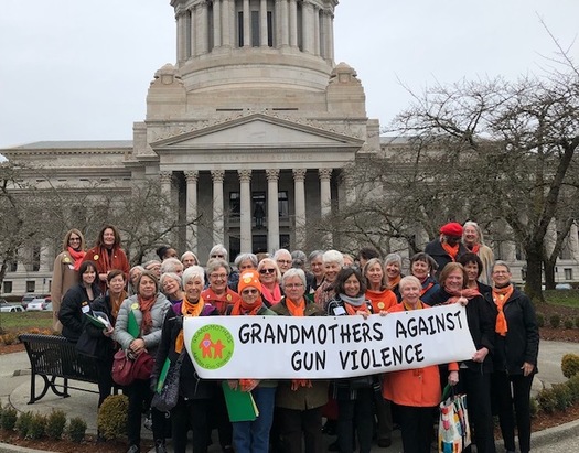 The group Grandmothers Against Gun Violence is in Olympia a week after three shootings in Seattle. (Grandmothers Against Gun Violence)