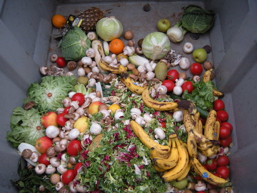 Even without a pandemic that has caused panic buying at the grocery store, it's estimated that about 40% of food produced for human consumption is never eaten and ends up in landfills where it breaks down and emits methane. (wikipedia.org)