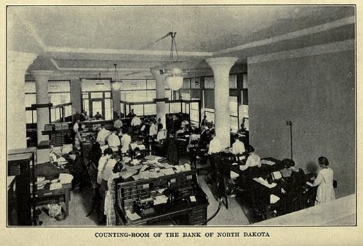 The Bank of North Dakota, at more than 100 years old, remains the only state-owned bank in the United States. Two dozen other states are considering opening their own. (Charles Russell/Wikimedia Commons)