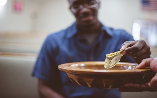 Faith leaders say not all churches have online donation platforms, leaving them at a disadvantage as parishioners in most states are asked to stay home during the pandemic. (Adobe Stock) 