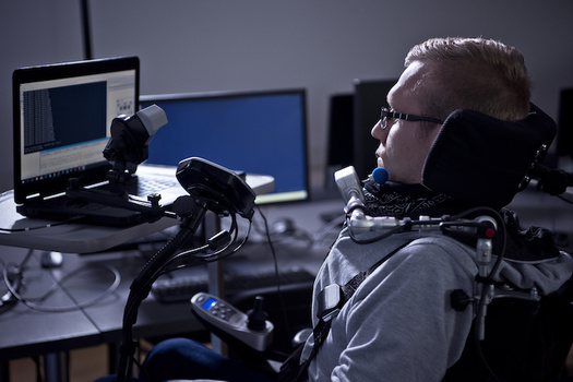 Online voting systems allow people with disabilities to vote independently and privately. (Dob's Farm/Adobe Stock)