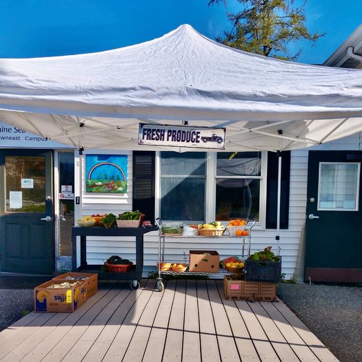 This Maine Seacoast Mission pantry in Cherryfield has expanded its hours to serve more people since the COVID-19 pandemic. (Maine Seacoast Mission/Facebook)
