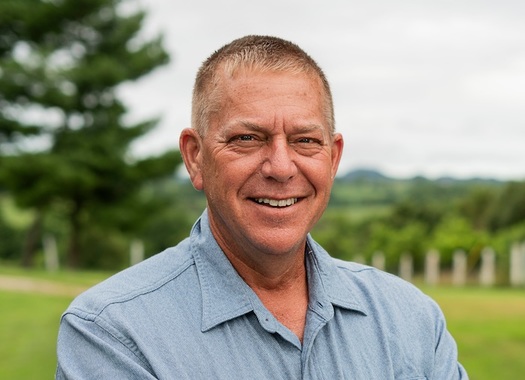 Mike Broihier, a former U.S. Marine Corps officer and a farmer in Lincoln County, is the third Democrat to throw his hat in the race to challenge GOP Sen. Mitch McConnell in November. (Broihier Campaign)