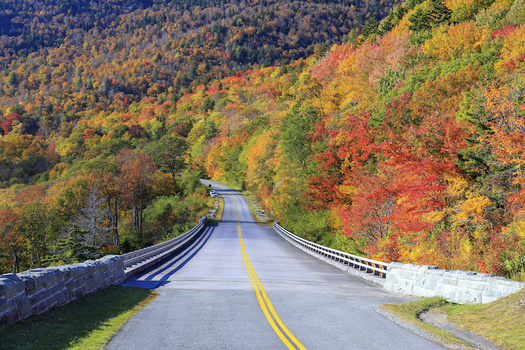 The Civilian Conservation Corps helped build the Blue Ridge Parkway in North Carolina. (Adobe Stock)