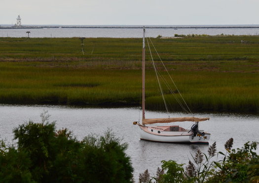 The Great Island marsh at the mouth of the Connecticut River is part of the proposed Connecticut National Estuarine Research Reserve. (Kevin O'Brien)