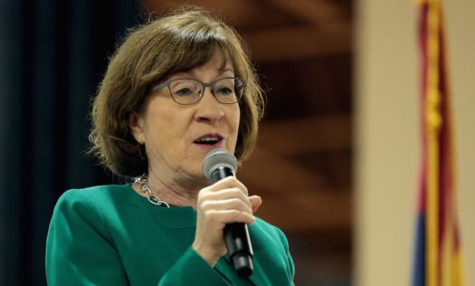 U.S. Sen. Susan Collins, R-Maine, is battling Maine House Speaker Sara Gideon. The latter has raised $23 million, making it the most expensive political race in Maine history. (Gage Skidmore/Flickr)