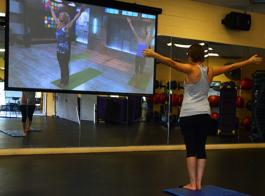 Many Nebraska businesses, including yoga studios and gyms, have gone virtual during the pandemic with help from the Center for Rural Affairs. (USAF)
