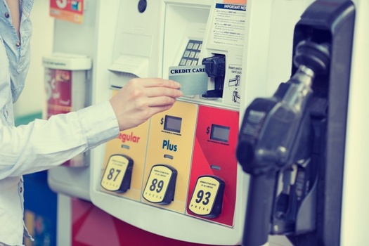 Gas prices in Michigan are $2.10 on average, the same as the national average. (Adobe Stock)