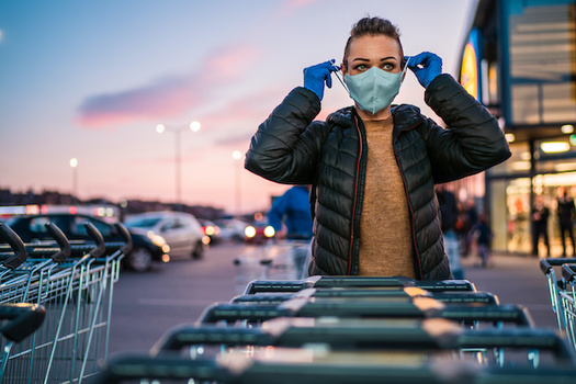 A group is organizing rallies against mask measures, despite the effectiveness of masks at slowing the spread of COVID-19. (kerkezz/Adobe Stock)