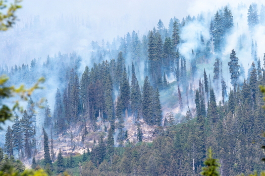 Montana's new climate-change report addresses the health impacts of global warming, including poor air quality from more wildfire smoke. (Adobe Stock)