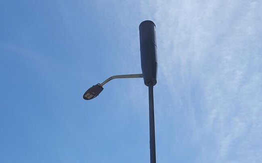 Thousands of 5G cell service antennae are popping up on light poles across the nation, prompting health concerns among some. (Noah Davidson)