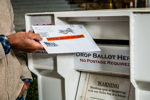 Mail-in ballot drop boxes in Fairfax County, Va., are being monitored by security cameras to ensure safe voting. (Adobe Stock)