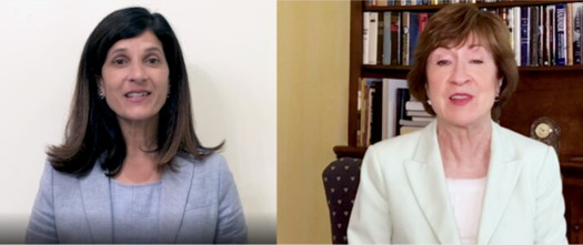 AARP Maine conducted and has posted separate video interviews with Democratic U.S. Senate nominee Sara Gideon and incumbent, Republican Sen. Susan Collins. (AARP Maine)
