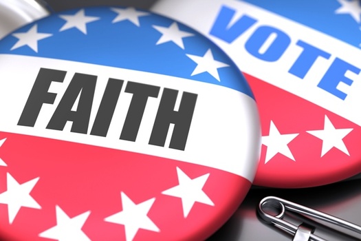 Some clergy members hope to unify Americans during divided times, by stressing people vote based on their moral values. (Adobe Stock)