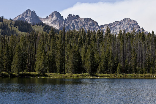 A proposed cellphone tower would be near a popular recreation site, Redfish Lake, in Idaho's Sawtooth National Recreation Area. (Riley Yerkovich/Flickr)