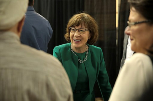 On Oct. 28, Colby College's last poll before the Maine Senate election, Democratic nominee Sara Gideon received 46.6% of the vote, with GOP Sen. Susan Collins netting 43.4%. (Gage Skidmore/Wikimedia Commons)