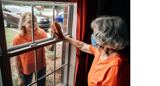 Senior health advocates such as AARP are concerned the current rise in the number of COVID-19 cases could increase the isolation of Arizona's nursing-home residents. (Ursula Page/Adobe Stock)