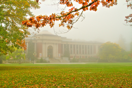 The budget for higher education in Oregon suffered during the last economic downturn and still hasn't recovered. (Bob/Adobe Stock)