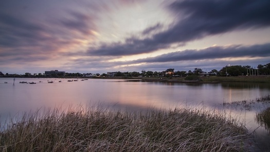 Pensacola's Project Greenshores at sunset. (Photo: © Erika Nortemann/The Nature Conservancy)