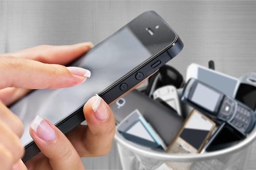 People could reduce their carbon footprint by keeping their cell phones longer, rather than replacing them regularly with the 