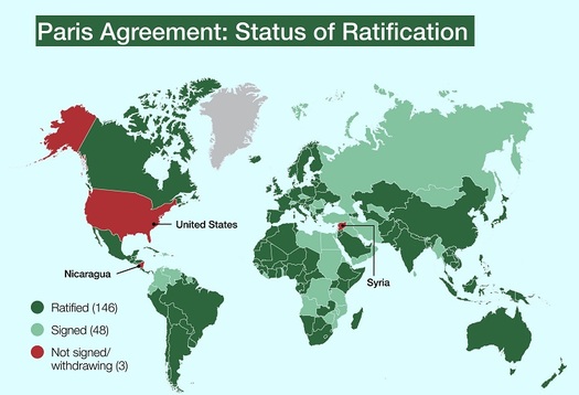 The United States is the only major world power to withdraw from the Paris Climate Accords, but President-elect Joe Biden says America will rejoin the movement after he is inaugurated. (Dmitrios/Adobe Stock)