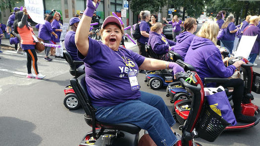 Olga Garca is among the in-home caregivers concerned about how Washington state budget cuts will affect their clients and their livelihood. (SEIU 775)
