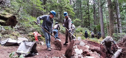 Northwest Youth Corps is a Eugene-based nonprofit deploying young people to public lands in Oregon, Idaho and Washington. (Mount Rainer National Park/Flickr)