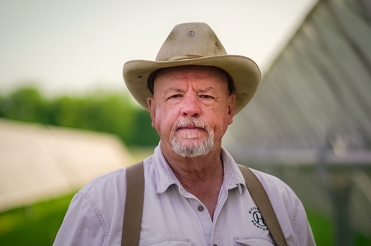 Cattleman Will Harris says his operation stores more carbon in its soil than its cows emit in production. (White Oak Pastures)