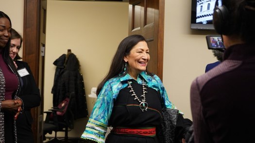 U.S. Rep. Deb Haaland, D-N.M., would be the first Native American to serve as a Cabinet Secretary if she confirmed as Secretary of the Interior. (Wikimedia Commons) 