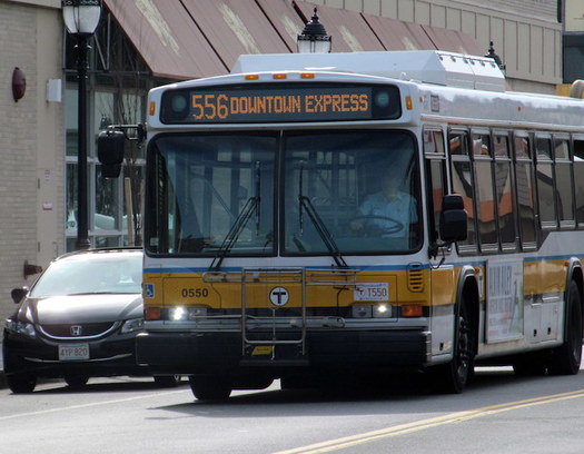The Massachusetts Bay Transportation Authority is cutting 20 bus routes and consolidating or shortening 16 additional routes. (Wikimedia Commons)