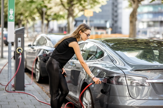 Availability of electric vehicles at new-car dealerships were up-to 54% lower in Virginia cities than in neighboring Maryland, according to a new report. (Adobe stock)