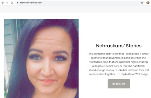 Nebraskans who lost jobs through no fault of their own because of the coronavirus pandemic are posting their stories at 'essentialnebraska.com.' (Coalition for a Strong Nebraska)