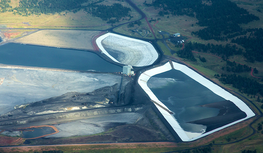 The coal ash ponds for retired Units 1 and 2 of Colstrip leak 400,000 gallons of contaminated water per day. (Western Organization of Resource Council)