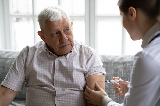 Caregivers for veterans soon may be able to receive a COVID-19 vaccine at the same time as theveteran they care for. (Adobe Stock)