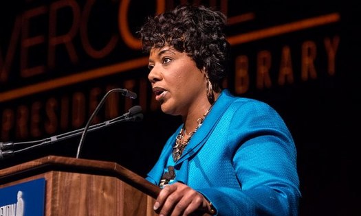 The daughter of Dr. Martin Luther King Jr., Dr. Bernice King, will speak to Michiganders during a virtual event. (LBJ Library/WikiMedia Commons) 