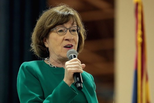 Sen. Susan Collins, R-Maine, led a group of Republican senators in negotiations with President Joe Biden over a COVID relief package. (Wikimedia Commons)