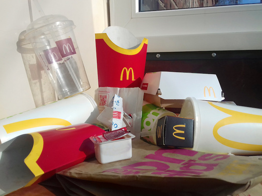 There are more than 5,000 types of PFAS chemicals, a portion of which are found in fast-food packaging. (Adobe Stock)