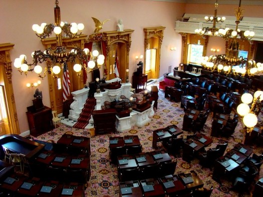 Ohio's mask mandate does not apply at the Statehouse, which is considered its own branch of government. (Dr. Bob Hall/Flickr)