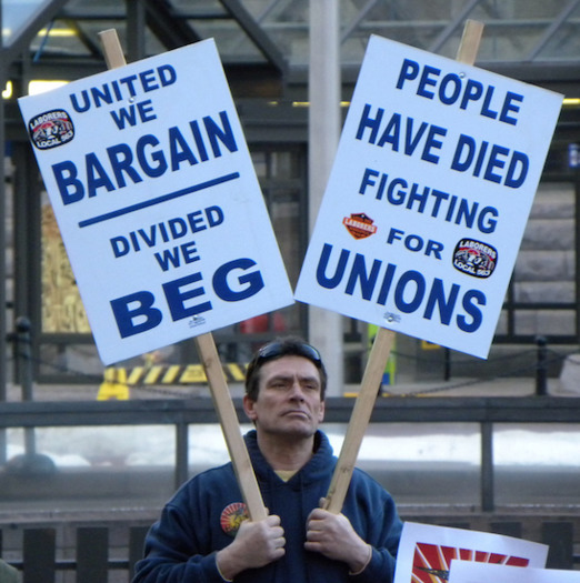 Recent polling from Gallup shows that during the pandemic, 65% of Americans approve of labor unions, including 83% of Democrats, 45% of Republicans and 64% of independents. (Fibonacci Blue/Adobe Stock)