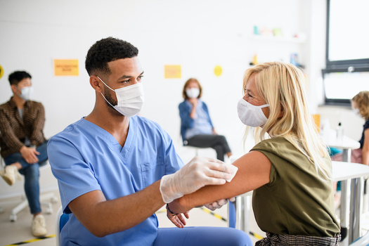 A resource locator helps link users to local sites for information and appointments for COVID vaccines. (Halfpoint/Adobe Stock)