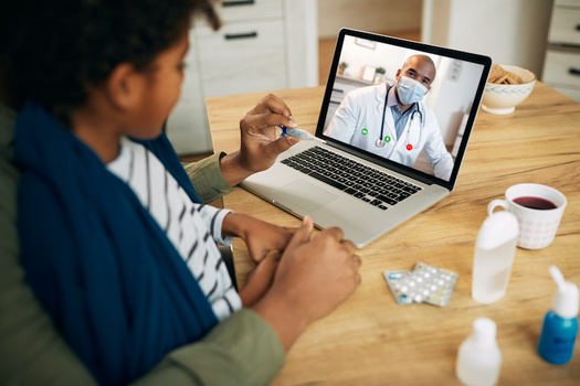 Nearly 70% of voters say they've used telemedicine services during the pandemic, and are likely to do so again. (Drazen/Adobe Stock)