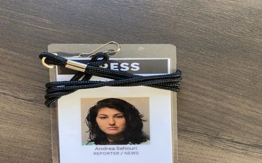 Des Moines Register reporter Andrea Sahouri said she was tear-gassed and pepper-sprayed while being arrested for covering a Black Lives Matter protest last year. (courtesy of Sahouri)