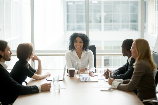 Black people are especially under-represented on corporate boards of directors; 33 companies reported having zero African-American or Black directors. (fizkes/Adobe Stock)