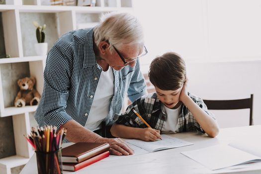 About 47,000 Maryland grandparents are raising their grandkids and some struggle with supporting learning at home. (Adobe stock)