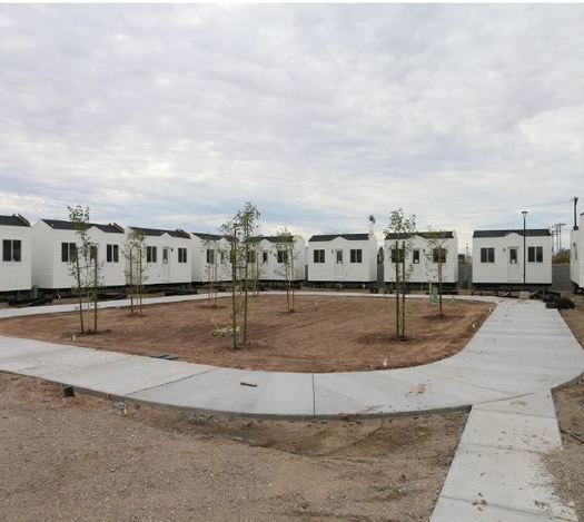 Imperial Valley College is about to open 26 tiny homes to students experiencing homelessness. (Imperial Valley College)