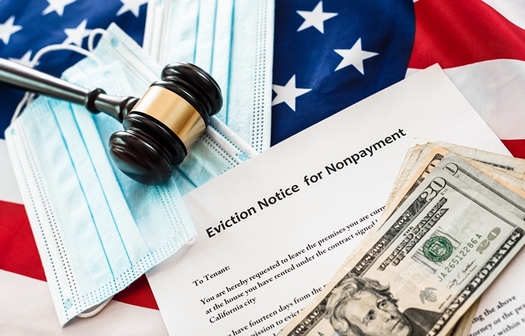 The Consumer Financial Protection Bureau and the Federal Trade Commission say they're prepared to enforce penalties against landlords who expel tenants despite the current federal ban on evictions, which is in effect until June 30. (Joaquin Corbalan/Adobe Stock) 