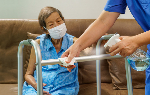 Home caregivers want Washington state to raise their hazard pay to rates comparable with other essential workers. (toa555/Adobe Stock)